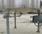 USED: Tank, 225 gallon, 304 stainless steel, vertical. 38