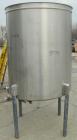 USED: Tank, 300 gallon, 304 stainless steel, vertical. 42