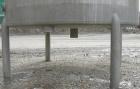 USED: Tank, 290 gallon, 304 stainless steel, vertical. Approximate38