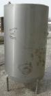 USED: Tank, 290 gallon, 304 stainless steel, vertical. Approximate38