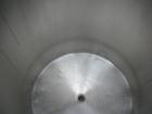 Used A&B Process Systems Tank, 50 Gallon, 304 Stainless Steel, Model RVT-50, Vertical. 22’’ diameter x 30’’ straight side. Flat open top, with cover, coned bottom. 1-1/2’’ tri-clamp center bottom out...