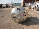 Used APV Crepaco Tank, 330 Gallon, Stainless Steel. Approximately 48