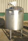 Used APV Crepaco Insulated Scraper Mixing Tank, 185 Gallon, 316 Stainless Steel. 40