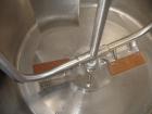 Used APV Crepaco Insulated Scraper Mixing Tank, 185 Gallon, 316 Stainless Steel. 40