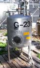 Used- Acme Industrial Pressure Tank, 50 gallon, stainless steel, vertical. 24