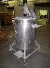 Used Acme Tank, 95 gallon, stainless steel, vertical. 28