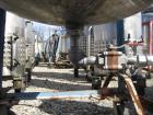 Used Allcraft Pressure Tank, 50 Gallon, Stainless steel, Vertical. 24'' diameter x 24'' straight side, dished top and bottom. Internal rated 50 psi at 300 deg F. Top manway, center bottom outlet. Mou...