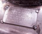 Used Allcraft Pressure Tank, 50 Gallon, Stainless steel, Vertical. 24'' diameter x 24'' straight side, dished top and bottom. Internal rated 50 psi at 300 deg F. Top manway, center bottom outlet. Mou...