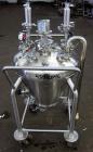 Used- 65 Liter Stainless Steel Allegheny Bradford Coned Pressure Tank