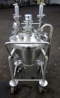 Used 65 Liter Stainless Steel Allegheny Bradford Coned Pressure Tank
