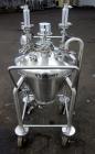 Used- 65 Liter Stainless Steel Allegheny Bradford Coned Pressure Tank