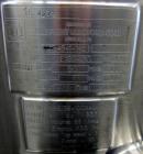 Used 65 Liter Stainless Steel Allegheny Bradford Coned Pressure Tank