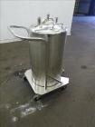 Used Alloy Products Pressure Tank, 25 Gallon, 316 Stainless Steel, Vertical. Approximate 18