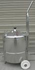 USED: Alloy Products Pressure Tank, 13 gallon, 316 stainless steel, vertical.  18