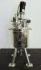 Used Alloy Products Pressure Tank, 10 Liter (2.64 Gallon), 316L Stainless Steel, Vertical. Approximately 9’’ diameter x 9’’ straight side, dished top and bottom. Polished internal rated 155 psi at -2...