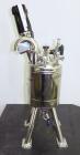 Used Alloy Products Pressure Tank, 10 Liter (2.64 Gallon), 316L Stainless Steel, Vertical. Approximately 9’’ diameter x 9’’ straight side, dished top and bottom. Polished internal rated 155 psi at -2...