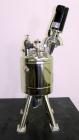 Used Alloy Products Pressure Tank, 10 Liter (2.64 Gallon), 316L Stainless Steel, Vertical. Approximately 9’’ diameter x 9’’ straight side, dished top and bottom. Polished internal rated 155 psi at -2...