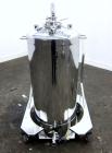 Used Alloy Products Pressure Tank, 33 Gallon, 316L Stainless Steel, Vertical. 17.71” Diameter x 29” straight side. Dished top and bottom. Internal rated 50 psi at -20 to 350 degrees F. Openings top (...