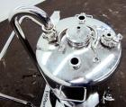 Used Alloy Products Pressure Tank, 33 Gallon, 316L Stainless Steel, Vertical. 17.71” Diameter x 29” straight side. Dished top and bottom. Internal rated 50 psi at -20 to 350 degrees F. Openings top (...