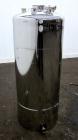 Used Alloy Products Pressure Tank, 33 Gallon, 316L Stainless Steel, Vertical. 17.71” Diameter x 29” straight side. Dished top and bottom. Internal rated Full Vacuum to 85 psi at -20 to 350 degrees F....