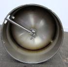 Used Alloy Products Pressure Tank, 33 Gallon, 316L Stainless Steel, Vertical. 17.71” Diameter x 29” straight side. Dished top and bottom. Internal rated Full Vacuum to 85 psi at -20 to 350 degrees F....