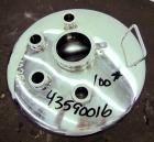 Used Alloy Products Pressure Tank, 33 Gallon, 316L Stainless Steel, Vertical. 17.71” Diameter x 29” straight side. Dished top and bottom. Internal rated Full Vacuum to 85 psi at -20 to 350 degrees F....