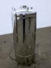 Used Alloy Products Pressure Tank, 33 Gallon, 316L Stainless Steel, Vertical. 17.71” Diameter x 29” straight side. Dished top and bottom. Internal rated Full Vacuum to 85 psi at -20 to 350 degrees F....