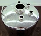 Used Alloy Products Pressure Tank, 33 Gallon, 316L Stainless Steel, Vertical. 17.71” Diameter x 29” straight side. Dished top and bottom. Internal rated Full Vacuum to 85 psi at -20 to 350 degrees F....