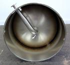Used Alloy Products Pressure Tank, 33 Gallon, 316L Stainless Steel, Vertical. 17.71” Diameter x 29” straight side. Dished top and bottom. Internal rated Full Vacuum to 85 psi at -20 to 350 degrees F....