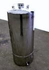 Used Alloy Products Pressure Tank, 33 Gallon, 316L Stainless Steel, Vertical. 17.71” Diameter x 29” straight side. Dished top and bottom. Internal rated Full Vacuum to 85 psi at -20 to 350 degrees F....