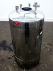 Used 25 Gallon Stainless Steel Alloy Products Pressure Tank