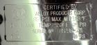 Used 25 Gallon Stainless Steel Alloy Products Pressure Tank