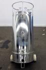 Used Alloy Products Pressure Tank, 33 Gallon, 316L Stainless Steel, Vertical. 17.71” Diameter x 29” straight side. Dished top and bottom. Internal rated 90 psi at -20 to 300 degrees F. Openings top (...