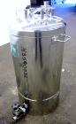 Used- 25 Gallon Stainless Steel Alloy Products Pressure Tank