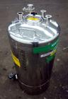 Used- 25 Gallon Stainless Steel Alloy Products Pressure Tank