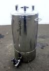 Used Alloy Products Pressure Tank, 25 Gallon, 316L Stainless Steel, Vertical. Approximate 18