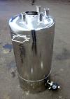 Used Alloy Products Pressure Tank, 25 Gallon, 316L Stainless Steel, Vertical. Approximate 18