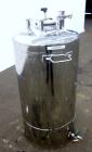 Used- 25 Gallon Stainless Steel Alloy Products Pressure Tank