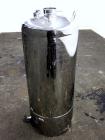 Used Alloy Products Pressure Tank, 33 Gallon, 316 Stainless Steel, Vertical. 17.71” Diameter x 29” straight side. Dished top and bottom. Internal rated Full Vacuum to 85 psi at -20 to 350 degrees F. ...