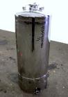 Used Alloy Products Pressure Tank, 33 Gallon, 316 Stainless Steel, Vertical. 17.71” Diameter x 29” straight side. Dished top and bottom. Internal rated Full Vacuum to 85 psi at -20 to 350 degrees F. ...