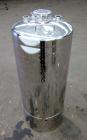 Used Alloy Products Pressure Tank, 33 Gallon, 316 Stainless Steel, Vertical. 17.71” Diameter x 29” straight side. Dished top and bottom. Internal rated Full Vacuum to 85 psi at -20 to 350 degrees F. ...