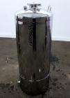 Used Alloy Products Pressure Tank, 33 Gallon, 316 Stainless Steel, Vertical. 17.71” Diameter x 29” straight side. Dished top and bottom. Internal rated Full Vacuum to 85 psi at -20 to 350 degrees F. ...