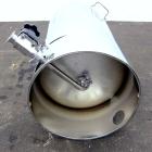 Used Alloy Products Pressure Tank, 25 Gallon, 316L Stainless Steel, Vertical. Approximate 18” diameter x 24” straight side. Dished top and bottom. Internal rated 95 psi at -20 to 100 degrees F. Openi...