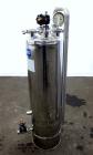 Used Alloy Products Pressure Tank, 15 Gallon, 316 Stainless Steel, Vertical. 12” Diameter x 30” straight side. Dished top and bottom. Internal rated Full Vacuum to 45 psi at -20 to 350 degrees F. Ope...