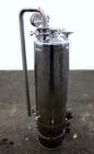 Used Alloy Products Pressure Tank, 15 Gallon, 316 Stainless Steel, Vertical. 12” Diameter x 30” straight side. Dished top and bottom. Internal rated Full Vacuum to 45 psi at -20 to 350 degrees F. Ope...