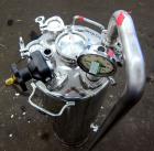 Used Alloy Products Pressure Tank, 15 Gallon, 316 Stainless Steel, Vertical. 12” Diameter x 30” straight side. Dished top and bottom. Internal rated Full Vacuum to 45 psi at -20 to 350 degrees F. Ope...