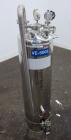 Used Alloy Products Pressure Tank, 15 Gallon, 316 Stainless Steel, Vertical. 12” Diameter x 30” straight side. Dished top and bottom. Internal rated Full Vacuum to 45 psi at -20 to 350 degrees F. Ope...