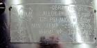 Used Alloy Products Pressure Tank, 2 Gallon, 316L Stainless Steel, Vertical. 12” Diameter x 4” straight side. Dished top and bottom. Internal rated 125 psi at -20 to 100 degrees F. Off center top ent...