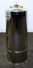 Used Alloy Products Pressure Tank, 36.99 Gallon (140 Liter), 316L Stainless Steel, Vertical. 17.74” Diameter x 29” straight side. Dished top and bottom. Internal rated 85 psi at -20 to 100 degrees F....
