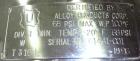 Used 45 Gallon Stainless Steel Alloy Products Pressure Tank